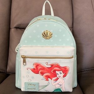 Loungefly Ariel Mint Shells Mini Backpack